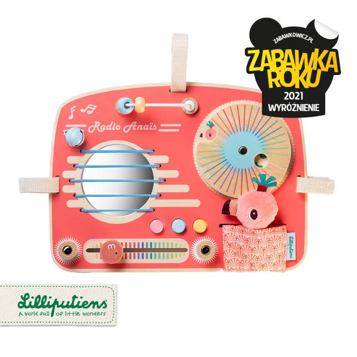 Tablica manipulacyjna dla najmłodszych Radio Flaming Anais LILLIPUTIENS