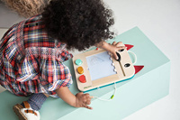 Drewniana tablica znikopis Wilk Louis Lilliputiens