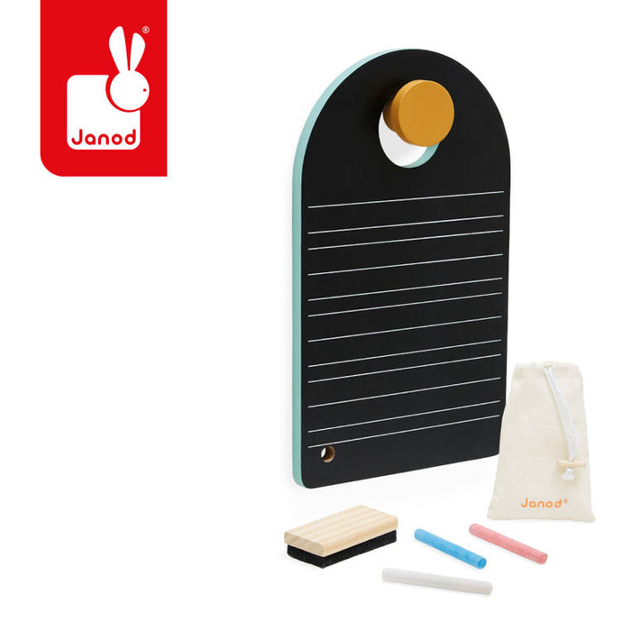 Dwustronna przenośna tablica dla dzieci z akcesoriami Janod