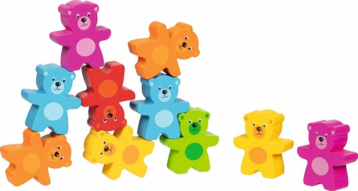 Gra układanie kolorowych misiów Goki