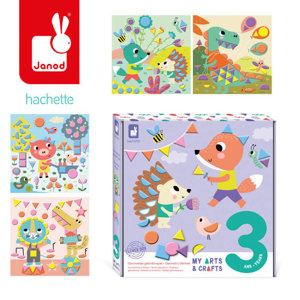 Zestaw naklejek geometrycznych My arts crafts Janod