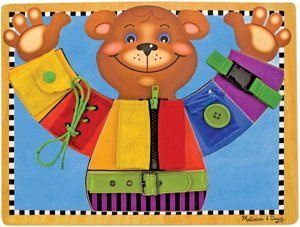 Tablica aktywności Ubierz misia Melissa and Doug
