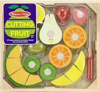 Drewniany zestaw do krojenia owoców Cutting Fruit 8 el Melissa & Doug