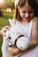 Hobby Horse Koń na kiju Astrup biały