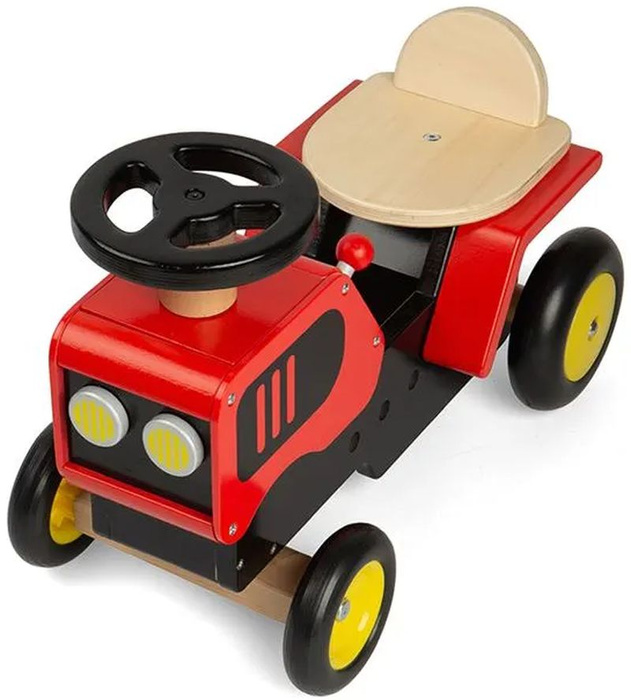 Drewniany jeździk traktor Bigjigs