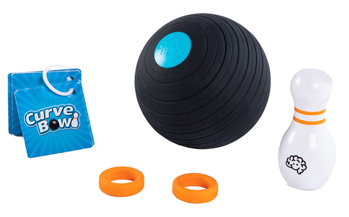 Podkręcona Kula gra zręcznościowa w kręgle Fat Brain Toys