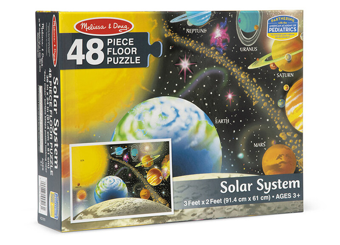 Puzzle podłogowe kosmos Układ Słoneczny 48 el. Melissa and Doug