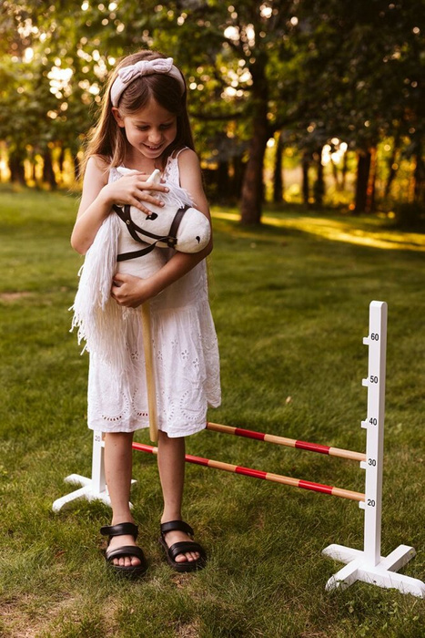 Hobby Horse Koń na kiju Astrup biały