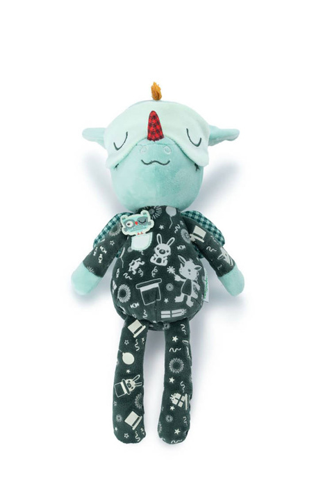 Miękka przytulanka świecąca w ciemności Smok Joe Lilliputiens