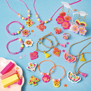 Zestaw kreatywny do tworzenia biżuterii dla przyjaciółek Klejnoty przyjaźni Janod