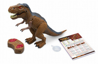 T-Rex dinozaur zdalnie sterowany zieje parą ryczy chodzi Buki