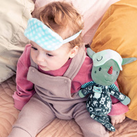 Miękka przytulanka świecąca w ciemności Smok Joe Lilliputiens