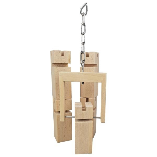 Drewniana gra zręcznościowa klocki Wieża Froebla Goki