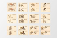 Gra drewniana, memory. "Nasze emocje", Pilch