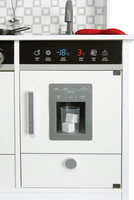 Drewniana kuchnia dla dzieci z akcesoriami dźwiękiem światłem New Styl biała