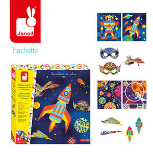 Multizestaw kreatywny dla dzieci Kosmiczne Przygody Janod