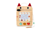 Drewniana tablica znikopis Wilk Louis Lilliputiens