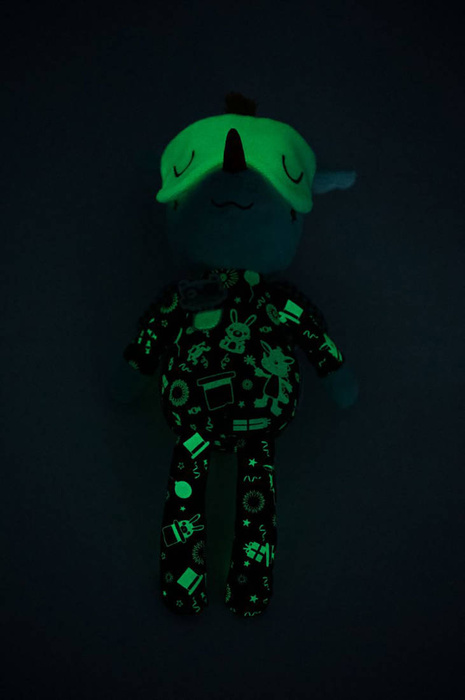 Miękka przytulanka świecąca w ciemności Smok Joe Lilliputiens