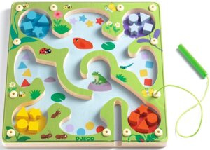 Labirynt magnetyczny z drewna FrogyMaze Djeco