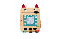 Drewniana tablica znikopis Wilk Louis Lilliputiens