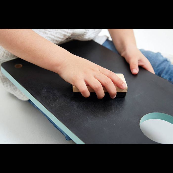 Dwustronna przenośna tablica dla dzieci z akcesoriami Janod