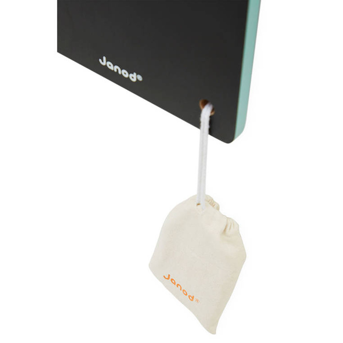 Dwustronna przenośna tablica dla dzieci z akcesoriami Janod