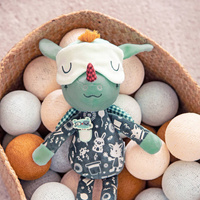 Miękka przytulanka świecąca w ciemności Smok Joe Lilliputiens