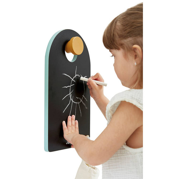 Dwustronna przenośna tablica dla dzieci z akcesoriami Janod