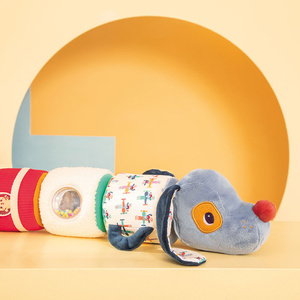 Sensoryczny wałek dźwiękowy 4-elementowy Piesek Jules