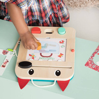 Drewniana tablica znikopis Wilk Louis Lilliputiens