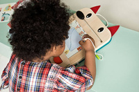 Drewniana tablica znikopis Wilk Louis Lilliputiens