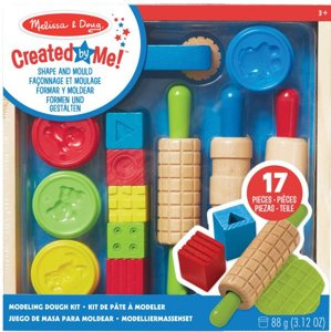 Kolorowa ciastolina z wałkami i stemplami Created by Me! Shape, Model, & Mold Melissa & Doug