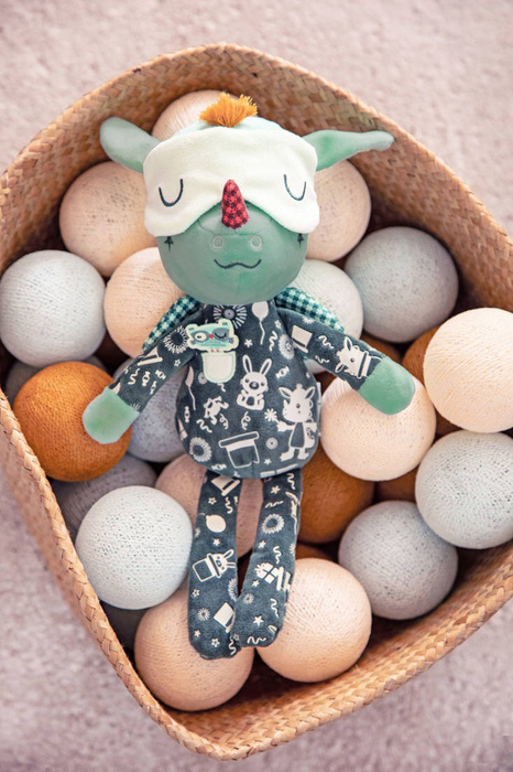 Miękka przytulanka świecąca w ciemności Smok Joe Lilliputiens