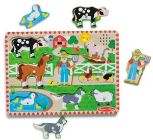 Dźwiękowa układanka Farma Old MacDonald's Melissa & Doug