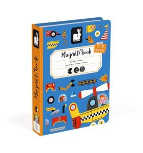 Magnetyczna układanka Pojazdy Magnetibook kolekcja 2018, Janod