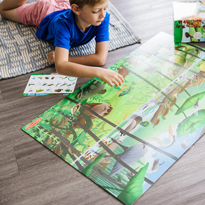 Puzzle dwustronne Let’s Explore Seek & Find 48 el. Melissa and Doug