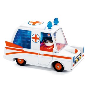 Samochodzik Karetka Crazy Motors Hurry Ambulance Djeco  