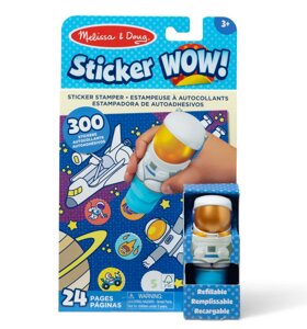 Stempel z naklejkami Sticker Wow Astronauta Melissa & Doug