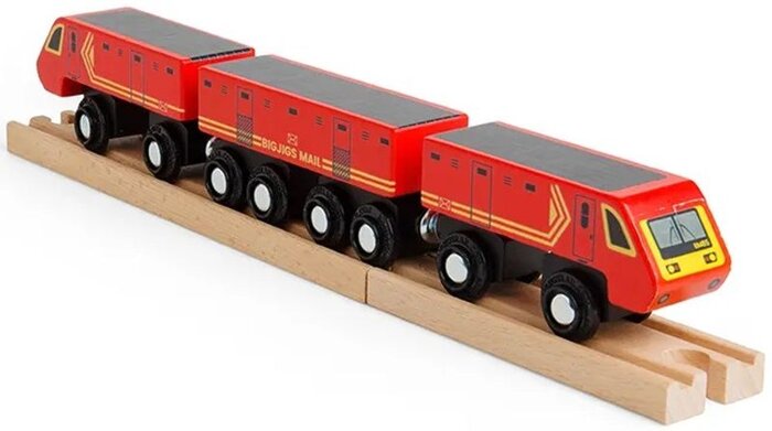 Drewniany pociąg pocztowy Bigjigs Rail