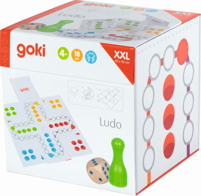 Gra planszowa Chińczyk Ludo XXL Goki