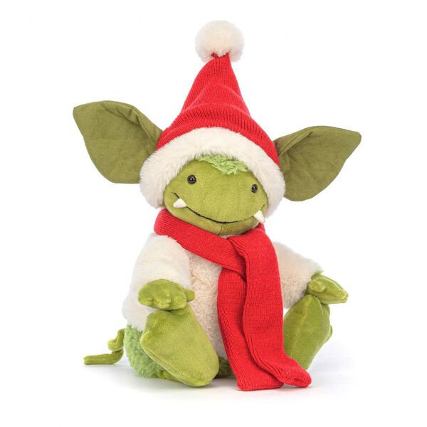 Gremlin w Świątecznym Stroju 27 cm Jellycat