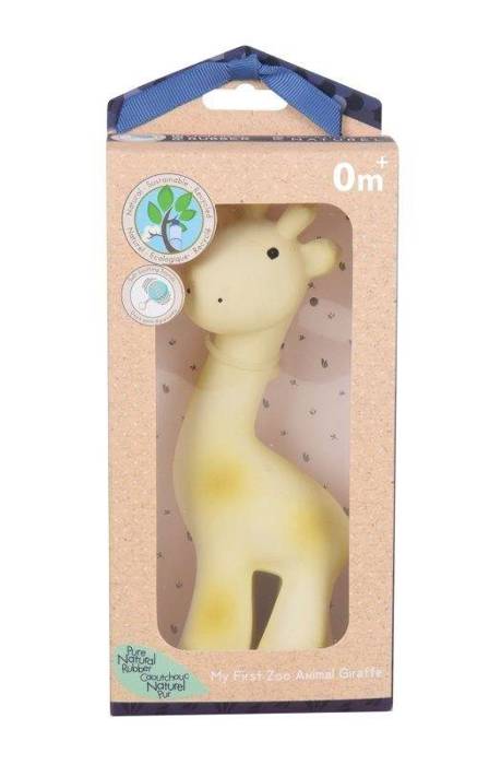 Gryzak zabawka Żyrafa Zoo w pudełku Tikiri