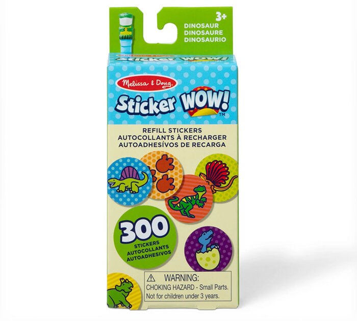 Naklejki uzupełniające Sticker Wow Dinozaur 300 sztuk Melissa and Doug