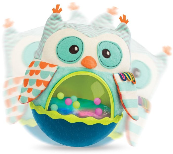 Sowa-kiwajka sensoryczna wańka-wstańka Owl Be Back B.Toys