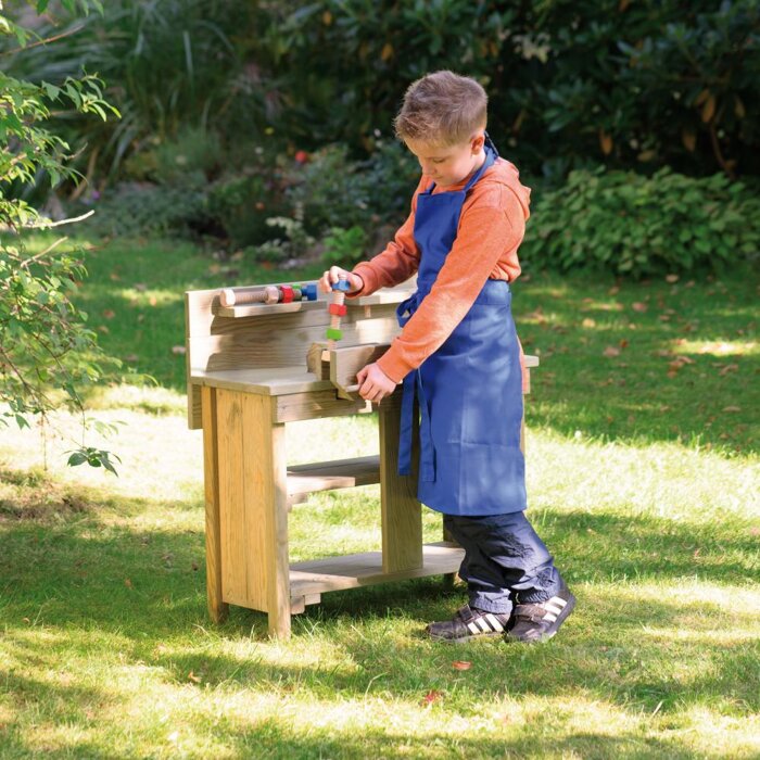 Stół warsztatowy drewniany do zabawy Outdoor Workbench Erzi