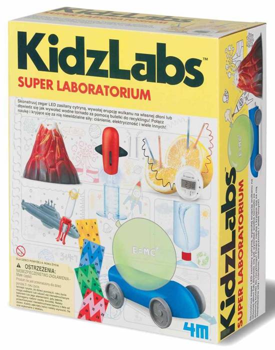 Super laboratorium, zestaw Combo 4M, zabawki edukacyjne
