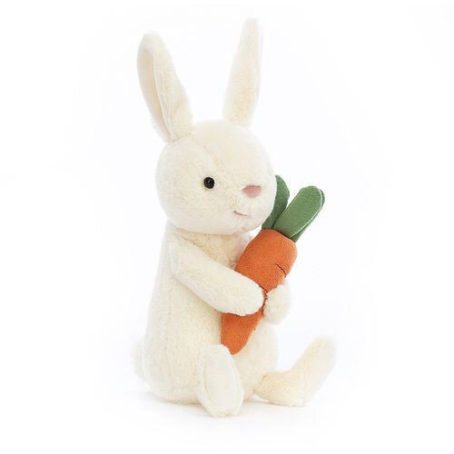 Wesoły Króliczek z Marchewką 18 cm Jellycat